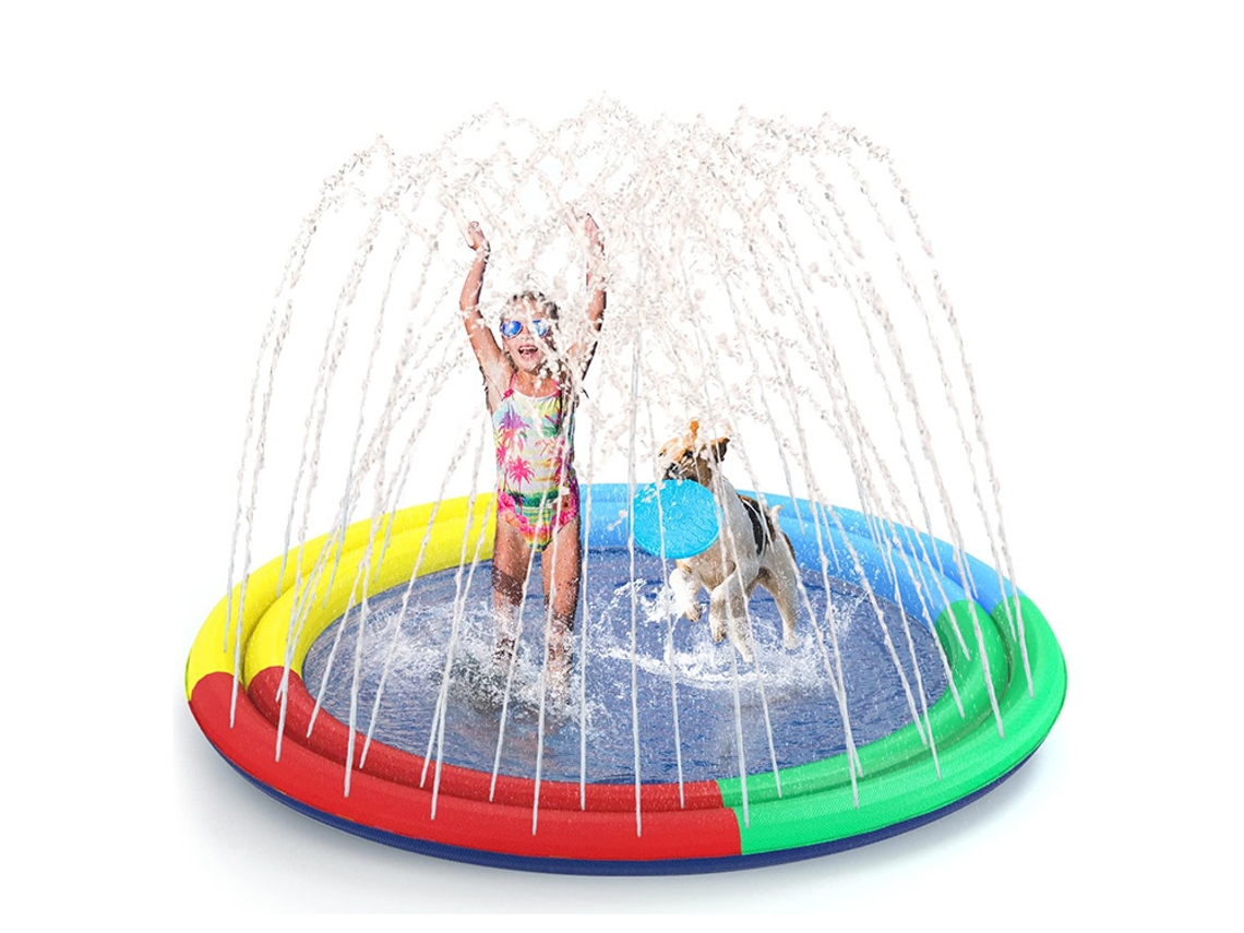 Piscina Para Crianças Tapete Inflável Antiderrapante De Pvc Para Áreas Externas, Adequado Para Crianças De 1 A 7 Anos Cuich (170 Cm)