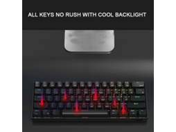 Teclado Mecânico LAXISCREED Fio/bluetooth