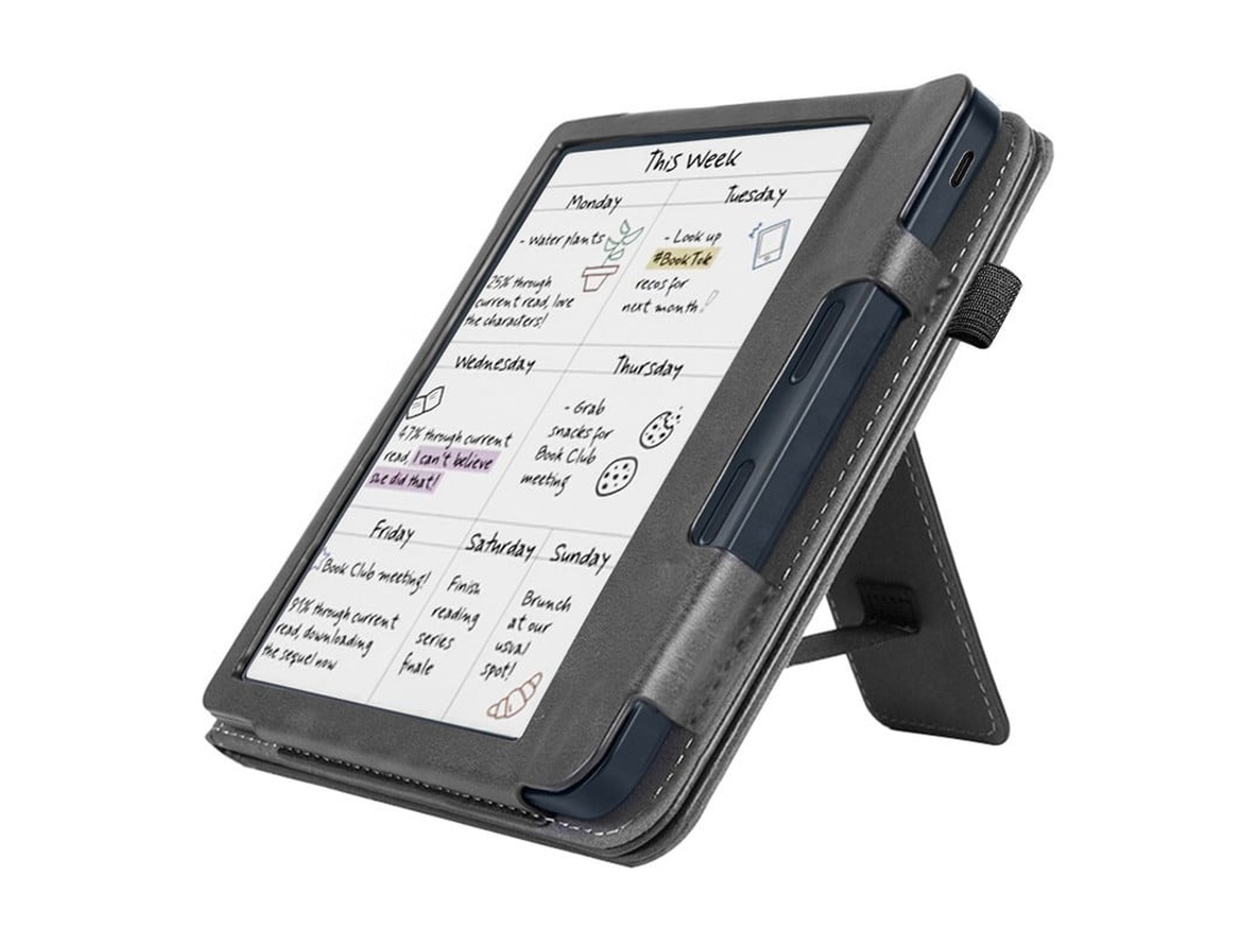 Elysve Capa Protetora De E Reader Lib01 Para Kobo Libra Colour 2024 7 Polegadas Preto