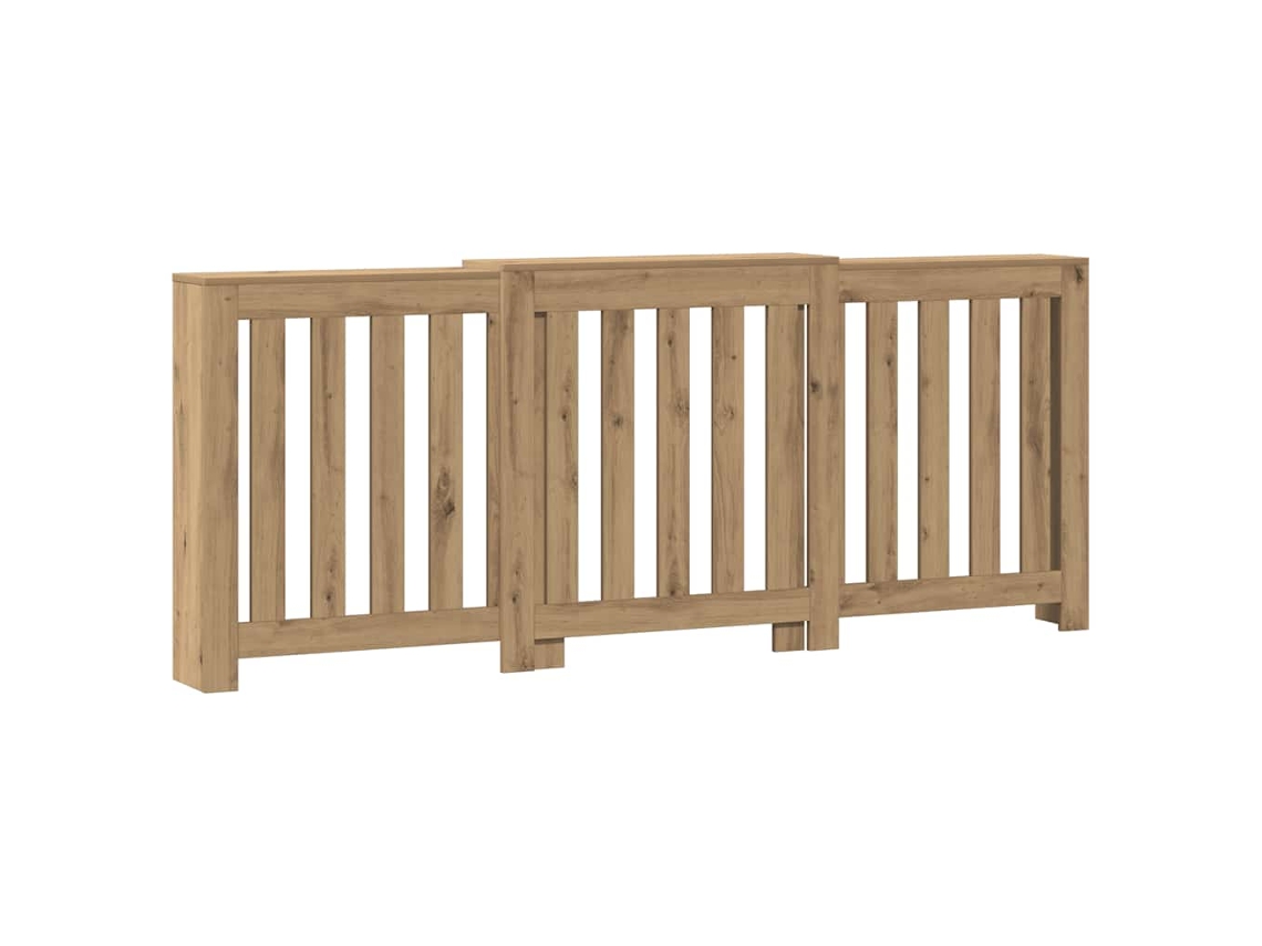Radiator Cover, Radiator Covers Vidaxl Marrom Madeira Processada (205 X 21.5 X 83.5 Cm)