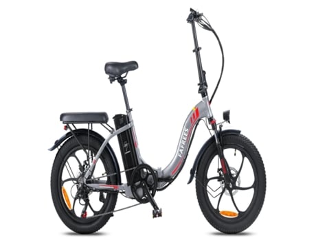 Bicicleta Elétrica FAFREES F20 250W 576Wh 70Km Autonomia Cinza