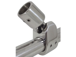 Suporte de Capuz Articulado de Aço Inoxidável para Montagem em Superfície 22 Mm Prateado 97 Mmoem Marine
