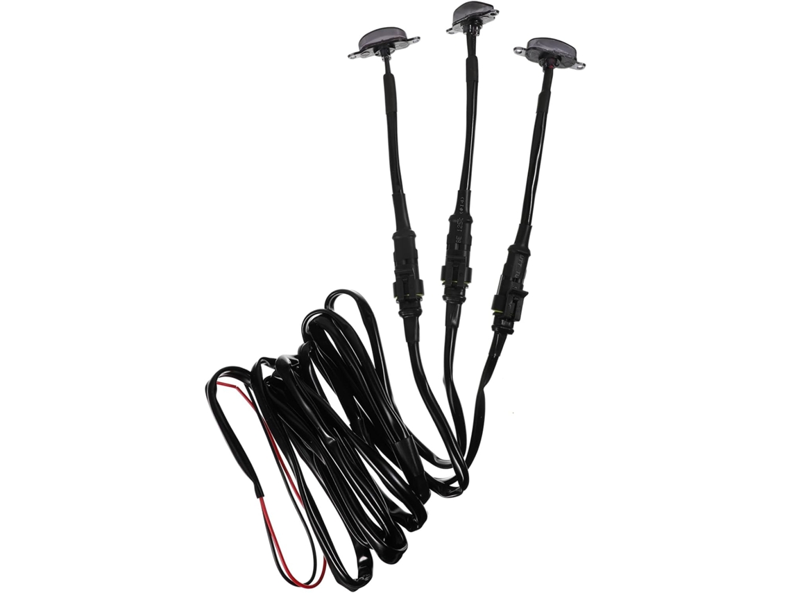 Kit De Luzes Estroboscópicas Led Zerodeko Com 3 Peças Para Grade Carro, Lâmpada De Advertência À Prova D Água Em Pvc Com