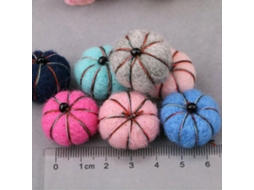 Laxiscreed Bolas De Lã Mini Multicoloridas De 2x2cm Para Decoração E Artesanato