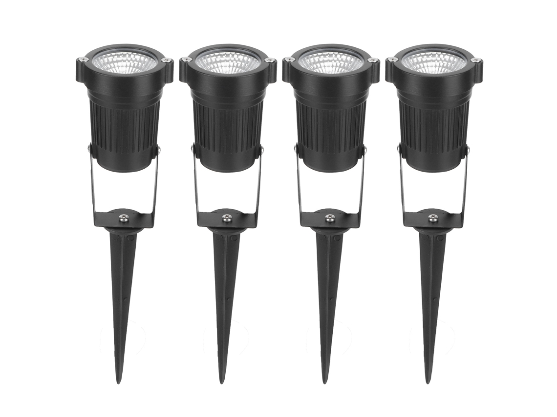2026 4 Unidades de Lâmpadas Led Exteriores Impermeáveis 12v para Jardim Pátio Caminho Decoração Paisagística
