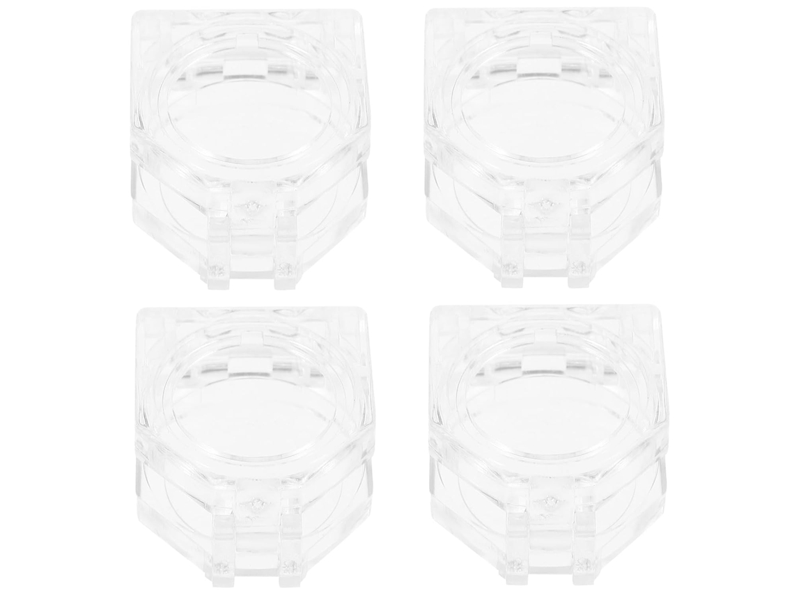 Conjunto De 4 Capas Protetoras Transparentes Para Botão De Parada De Emergência, Em Policarbonato Sólido.