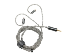 Aetheria cabo de Fones de Ouvido 4 Núcleos Prateado 2pin com Plug 2.5mm 1.2m para Reposição