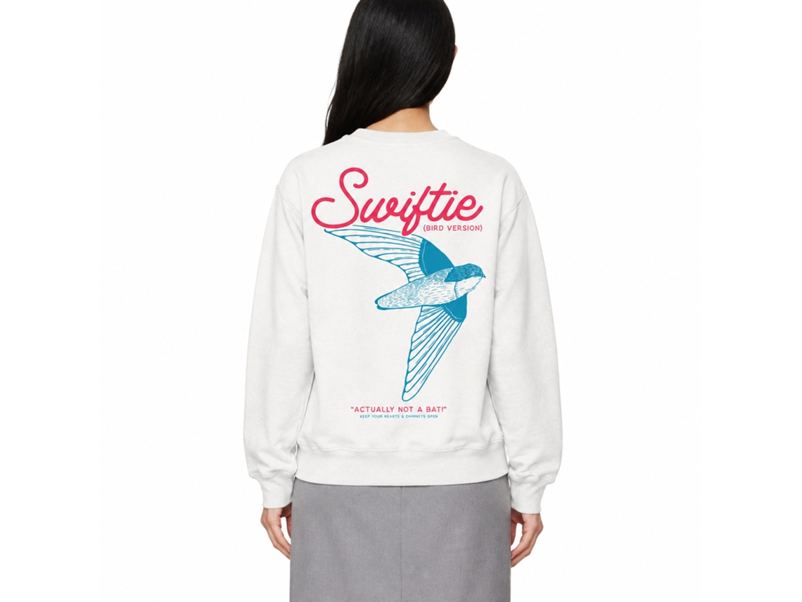 Rockinstone Swiftie (bird Version) Sweatshirtdouble-sided Print Unique Designer Style