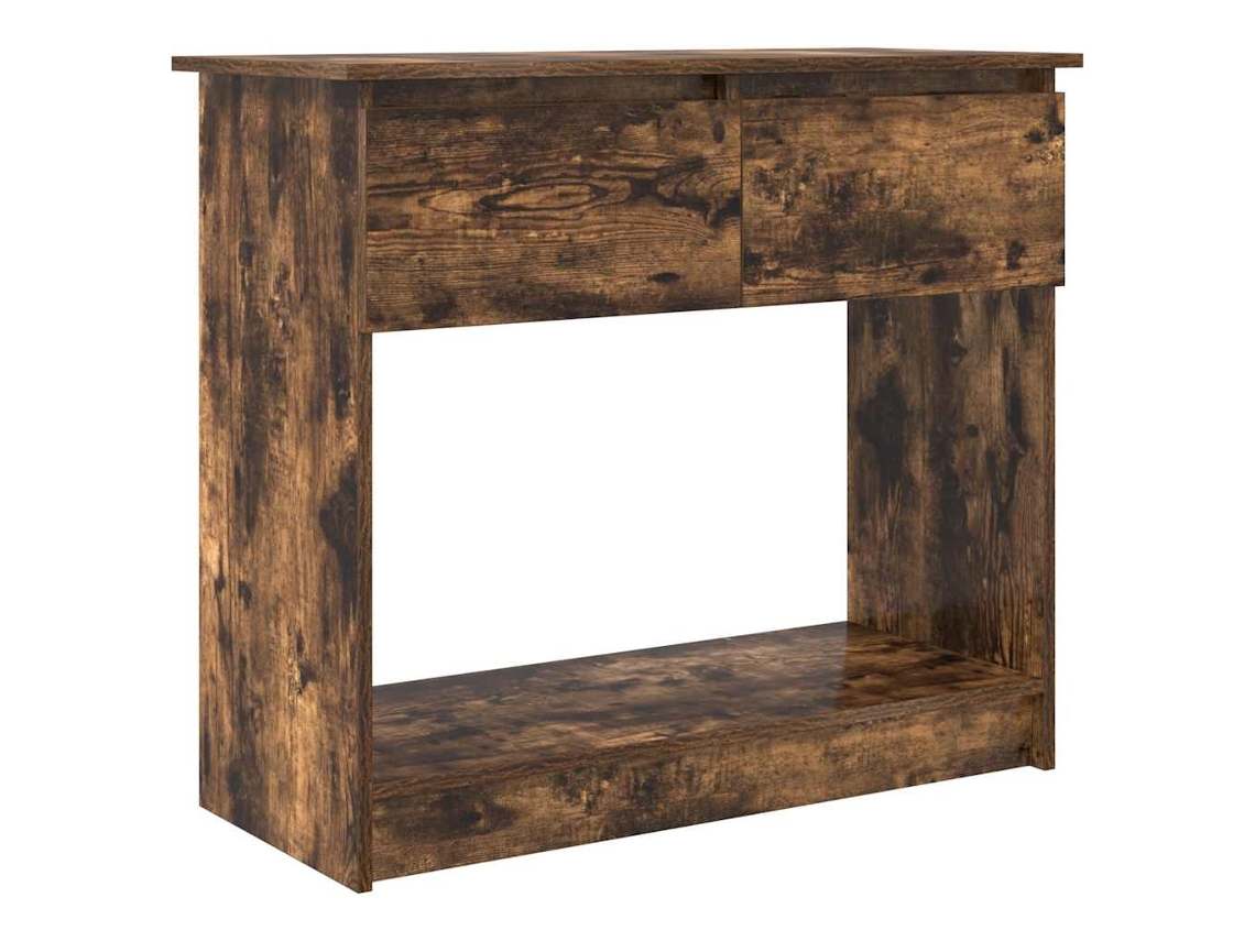 Mesa De Console Vidaxl Marrom Madeira Processada (85,5x38,5x74,5 Cm)