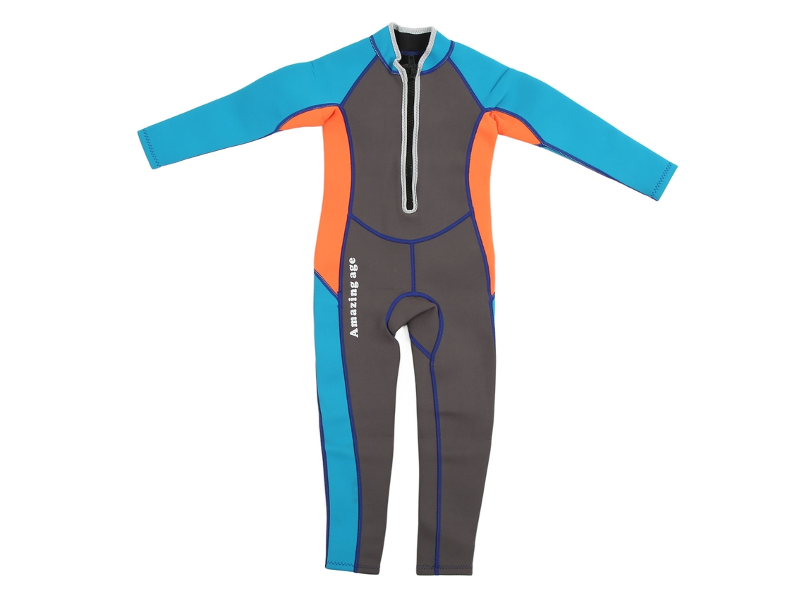 Vlrla-2026 Roupa de mergulho infantil com manga comprida, jaqueta e proteção solar, para surfe e natação, tamanho 12