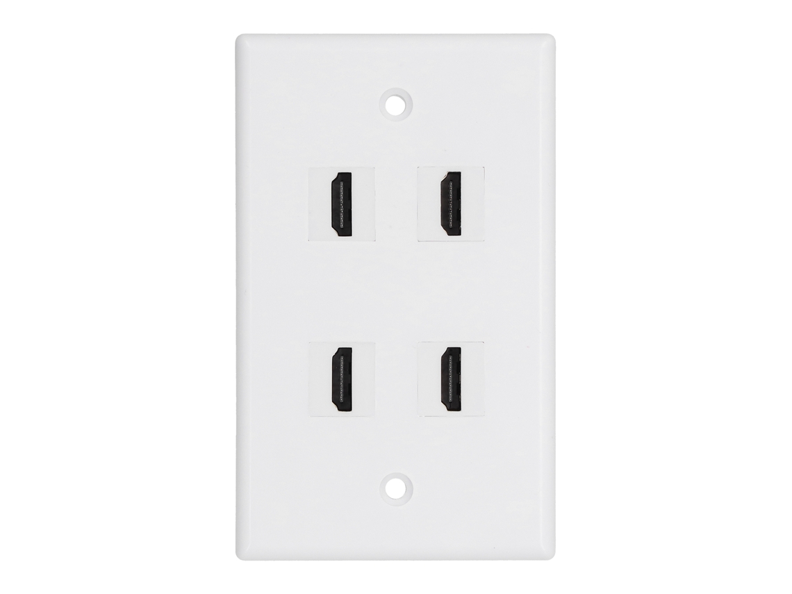 4 Painéis De Tomada De Parede Hdmi (padrão Americano, Tipo Modular De Alta Definição)
