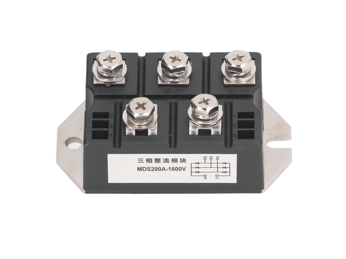Puente Retificador 200A 1600V 3 Fases com Dissipador de Calor