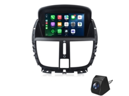 Autorrádio para Peugeot 207 Android, 2gb+64gb, Carplay e Android Auto Sem Fios, Gps, Dsp, Rds, Cam JUNSUN (2006 2015)