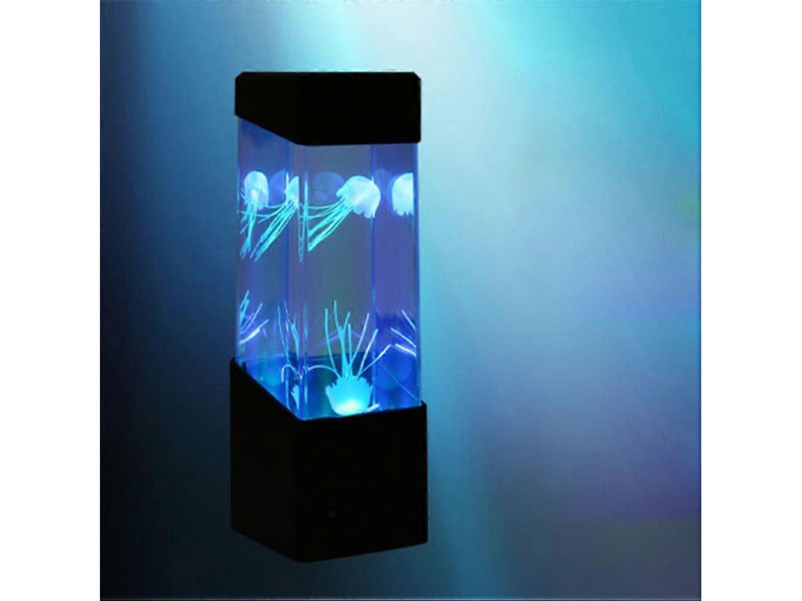 Aquário De Água Viva Com Led Que Muda De Cor E Sombra De Pvc PENGDSJE