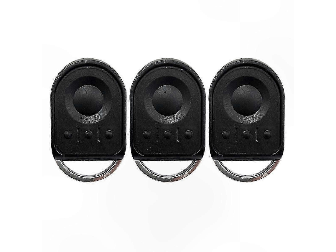 Kit com 3 Controles Remotos Universais para Portas de Garagem Compatíveis com Sistemas Keygo. TAISHENGDA