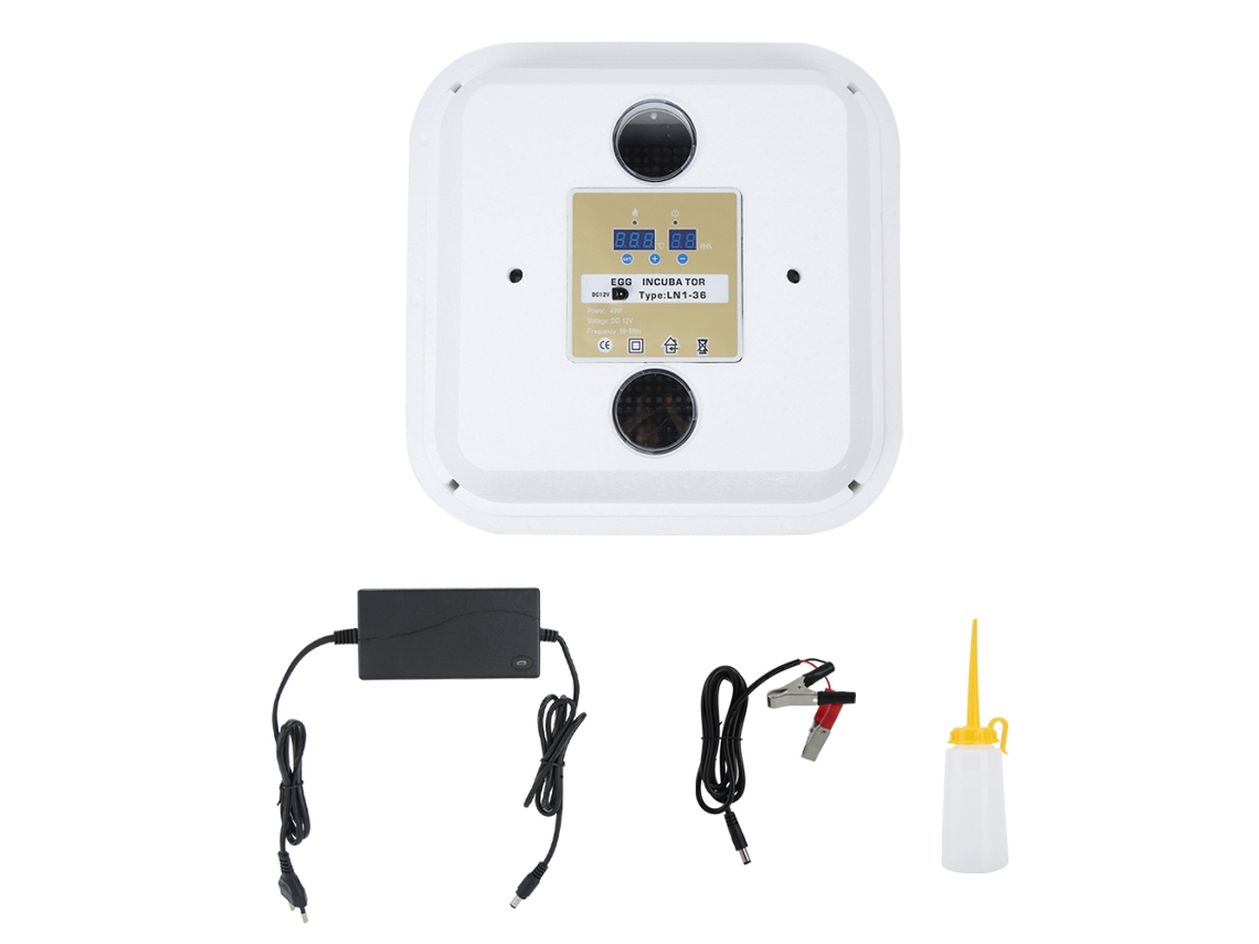 Incubadora Inteligente LAXISCREED 36 Ovos Controle Temperatur