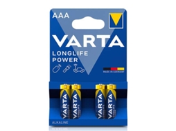 Pilhas Alcalina Aaa 1.5v 4un Varta 4903121414