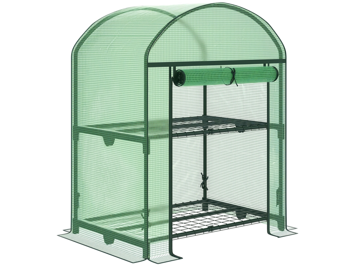 Mini Estufa 69x49x92cm metal PE 2 prateleiras DECORALAR TECH