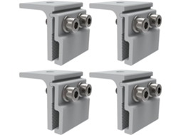 Grampo De Costura Vertical, 1/4 Peças Para Montagem Em Telhado De Pvc