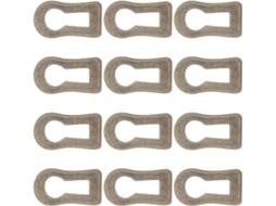 Zerodeko Conjunto De 12-placas Vintage Ovais Para Fechaduras Gaveta Em Cobre Antigo, 22x12x7mm, Para Portas De Armários