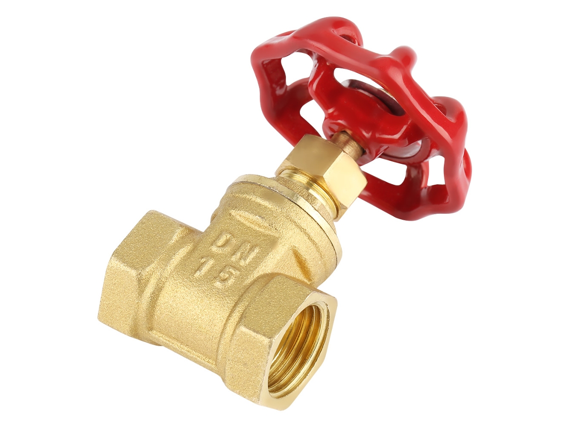 Válvula De Gaveta De Bronze Dn15 Laxiscreed Para Água, Óleo E Gás, Resistente A 232 Psi