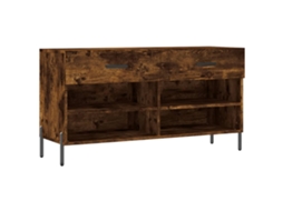 Banco Sapateira Derivados de Madeira Carvalho Fumado MAISON EXCLUSIVE (102x35x55 cm)