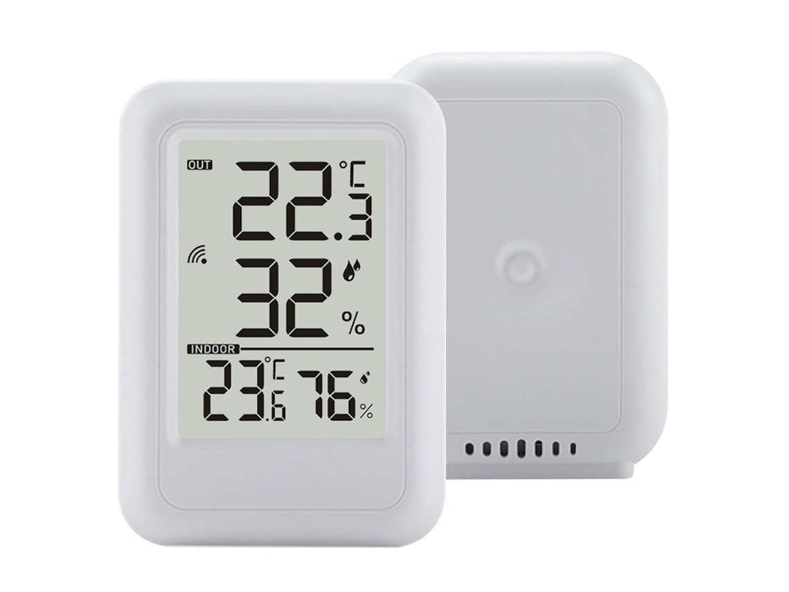 Visor Lcd Digital De 2,56 Polegadas Para Temperatura E Umidade, Para Uso Interno E Externo.