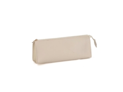 Bolsa De Lápis De Couro Grande Capacidade Elegante Estudantes Profissionais