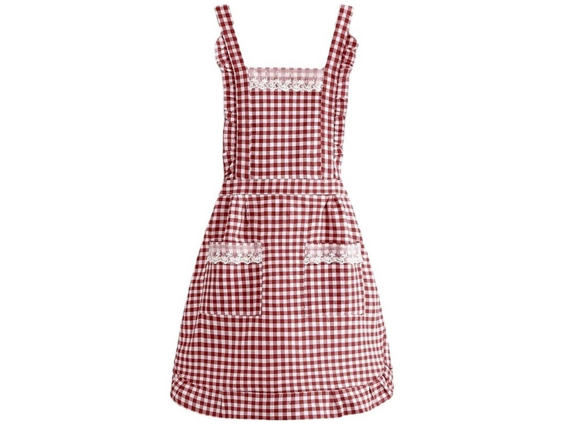 Escolha Sólida - Toalha De Cozinha De Algodão - Vermelho - Toalha Com Bolsa - Senhoras - Cozinha/refeição - Projeto De Estilo - 77x79 Cm