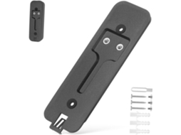 Suporte de placa traseira Campainha Aboofan com indicador de movimento, em plástico vermelho, design simples e elegante.