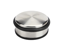 Topes De Porta De Aço Inoxidável Sólido, Design Moderno, Resistente, 0,7kg, 10x4,5cm, Anel De Borracha
