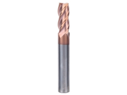 Fresa De Aço De Tungstênio Laxiscreed Com Revestimento De Cobre Nano E 4 Lâminas Para Corte Preciso