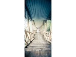 Adesivo Decorativo para  Portas ARTGEIST Escadas Vintage De Madeira (90x210 cm)