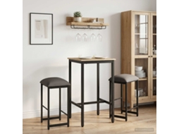 Vidaxl Banco De Bar 2 Unid. Cinzento-claro 40 X 32 X 64 Cm