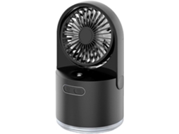 Ventilador Vertical De Mesa 3000mah Com 3 Velocidades Vento. Desfrute