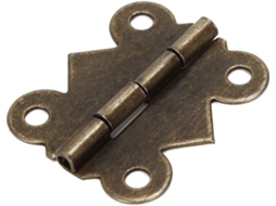 Dobradiças De Caixa Vintage Em Bronze, Resistentes, Em Ferro, Para Armários, 20 Peças, 2, 5x 2cm, Ideais Para Caixas De