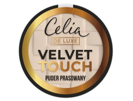 De Luxe Velvet Touch Compact Powder 101 Transparent Beige, 9g Celia
