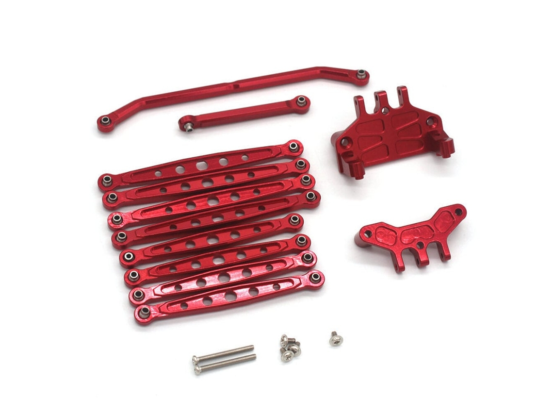 Conjunto Completo Peças Reposição Haste Direção Metal Reforçada Mn128 Mn86s G500 1/12 Carros Modelos Rc MDUG