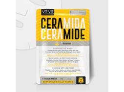 Mascarilla Tisú Ceramida Mascarilla Restauradora Pieles Secas Y Desnutridas Vegano Super Hidratante Mejora La Barrera Cutánea VIT VIT COSMETICS