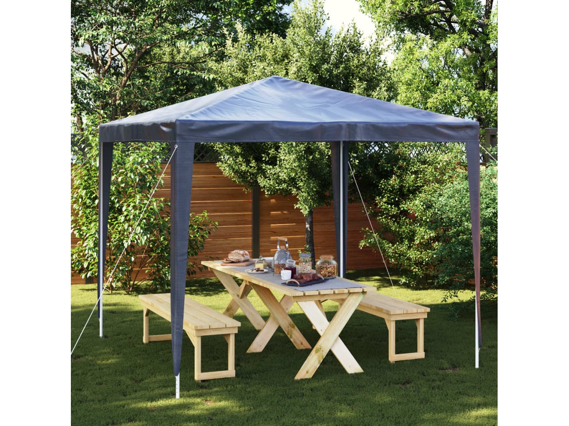 Vidaxl Tenda Para Festas 2,5x2,5 M Azul