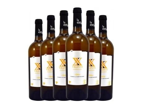Vinho branco FINCA LA ESTACADA Viginti Chardonnay Vino de la Tierra de Castilla (0.75 L - 6 Unidades)