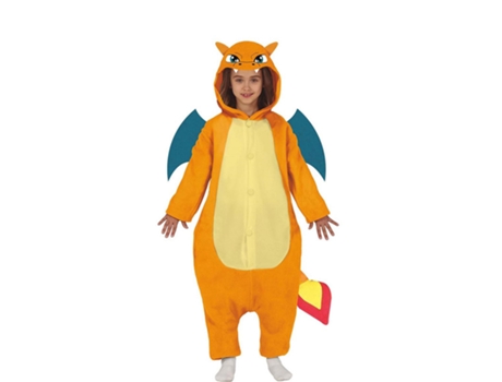 Fato Unisexo GUIRCA Infantil Dragão Laranja (5-6 anos)