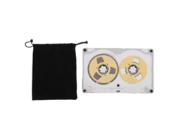 Reel To Reel Blank Sound Cassette Tape Diy Homemade 55 Minutes Aluminum Empty Cassette Tape For Music Recording Silver Frame Gold Plate LAXISCREED