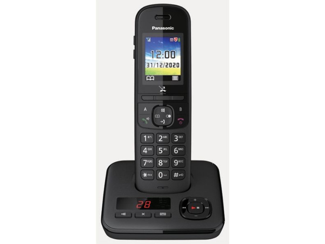 Telefone Fixo PANASONIC KX-TGH720FRB Dect Preto