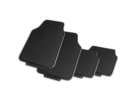 Kit Tapetes Pvc Sorrento Preto Pwr