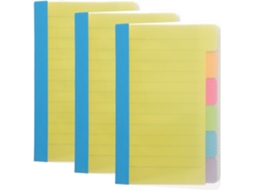 Blocos-notas Autocolantes Amarelos Em Papel, Portáteis