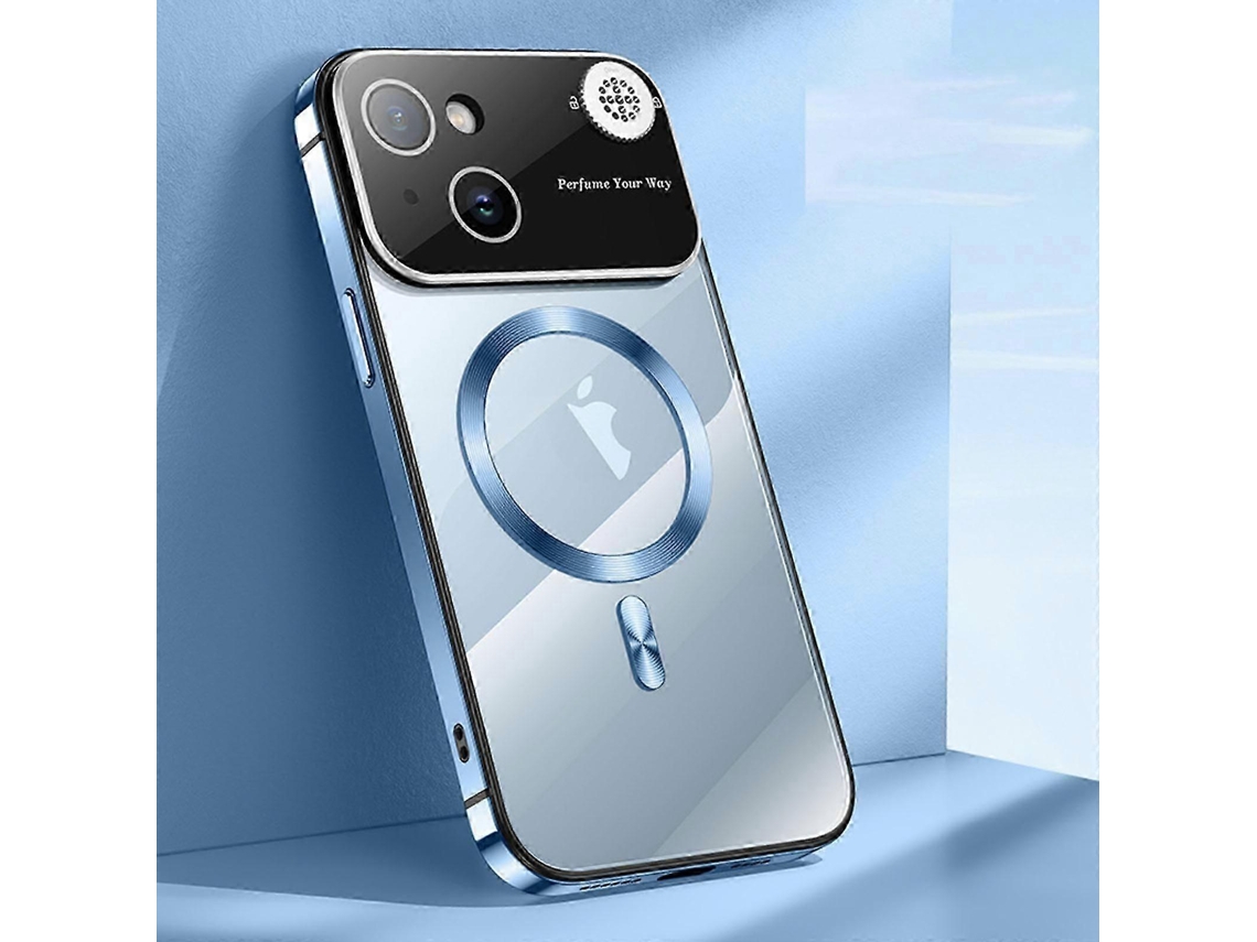 Capa Para Iphone 15 Plus, Capa Magnética Com Aromaterapia, Capa De Celular Com Aromaterapia E Revestimento Magnético