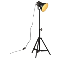 Vidaxl Candeeiro De Pé 25 W 35x35x65/95 Cm E27 Preto