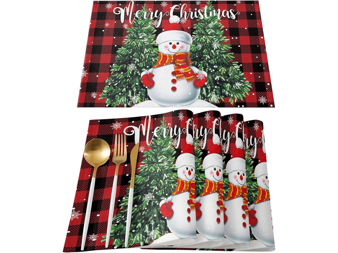 Natal Snowman Placemat*