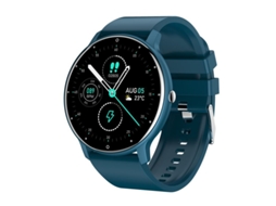 Smart Watch Zl02D Chamada Bluetooth Exercício de Oxigênio no Sangue com Frequência Cardíaca Azul GODTVAGT